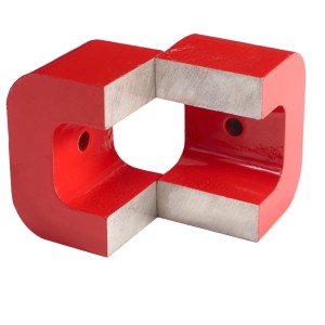 Alnico pot magnets with bridge: One Through Hole