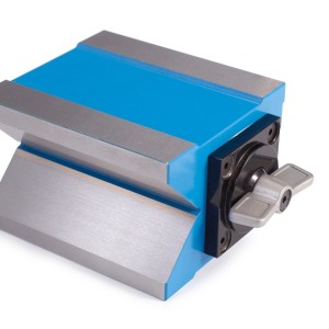 Soportes magnéticos de caras en V